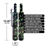 Global Novelties LLC Stoner Vibes: Glow in the Dark Ankle Cuffs