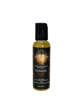 Kama Sutra SEX MAGNET Leather Scent Pheromone Massage Oil 2 oz