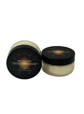 Kama Sutra SEX MAGNET Leather Scent Pheromone Massage Candle