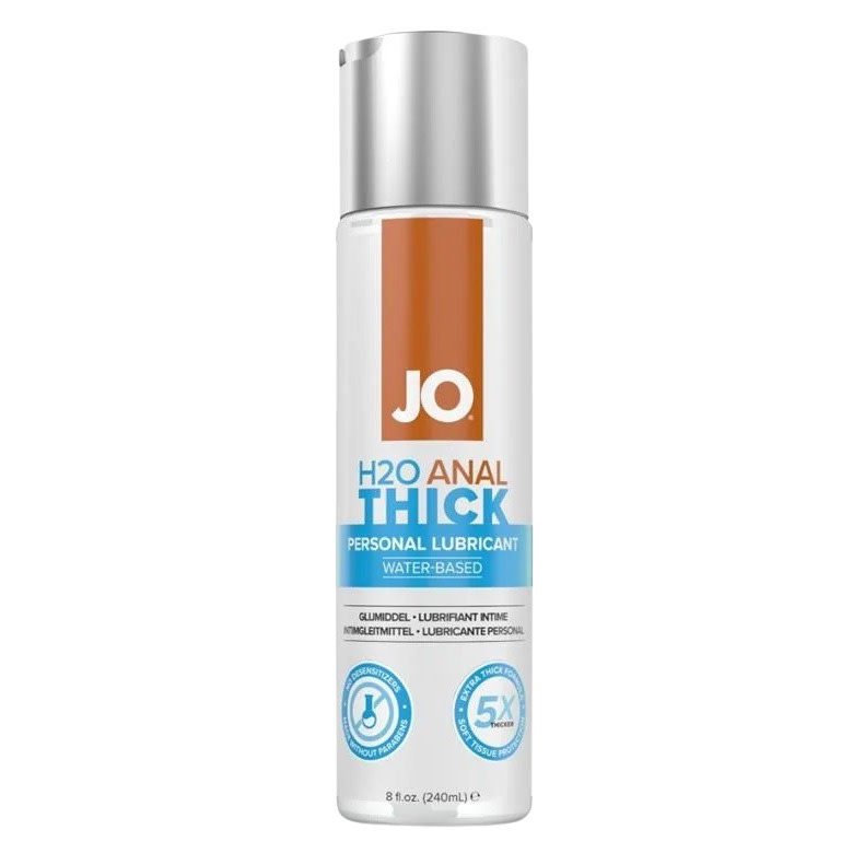 System JO JO H2O Anal Thick Lubricant 8 oz (240 ml)