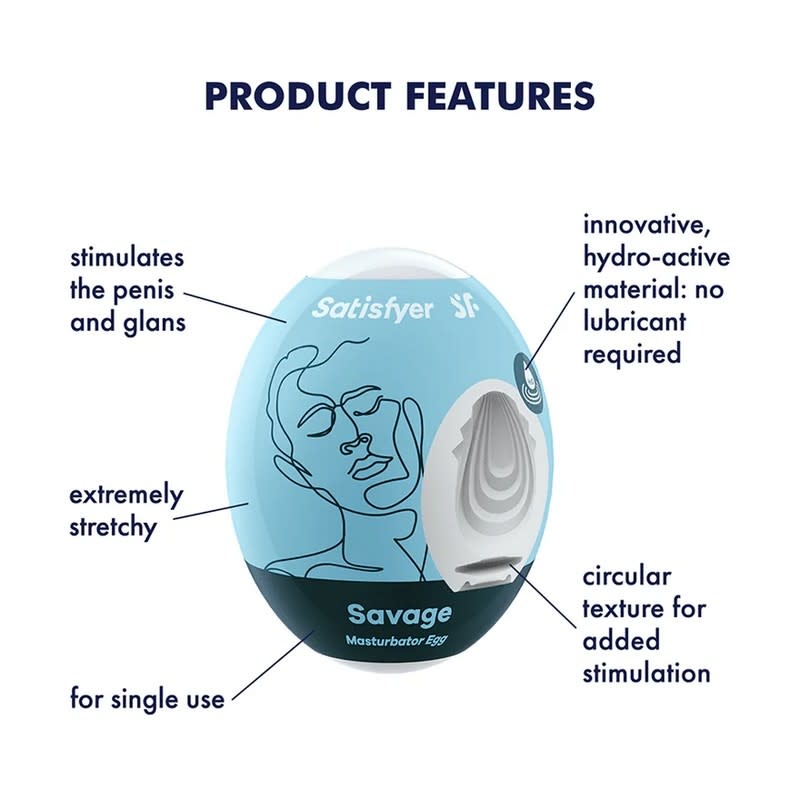 Satisfyer Satisfyer Masturbator Egg (Single)
