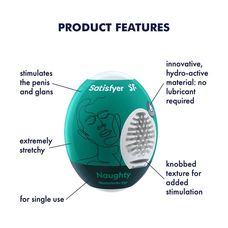 Satisfyer Satisfyer Masturbator Egg (Single)