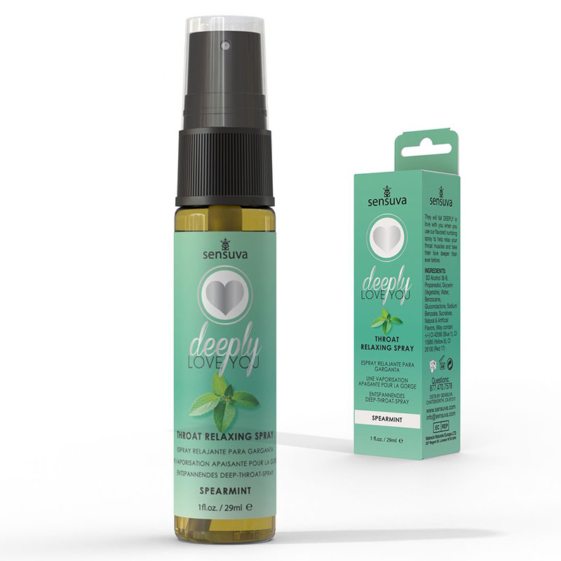 Sensuva Deeply Love You Throat Relaxing Spray: Spearmint