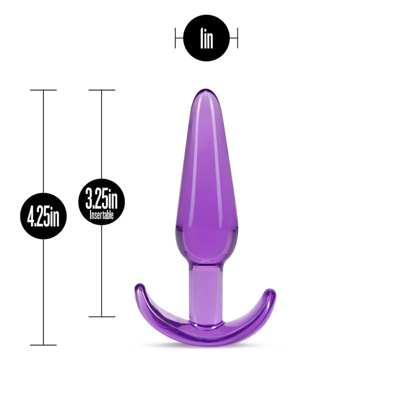 Blush Novelties B Yours Slim Anal Plug (Purple)