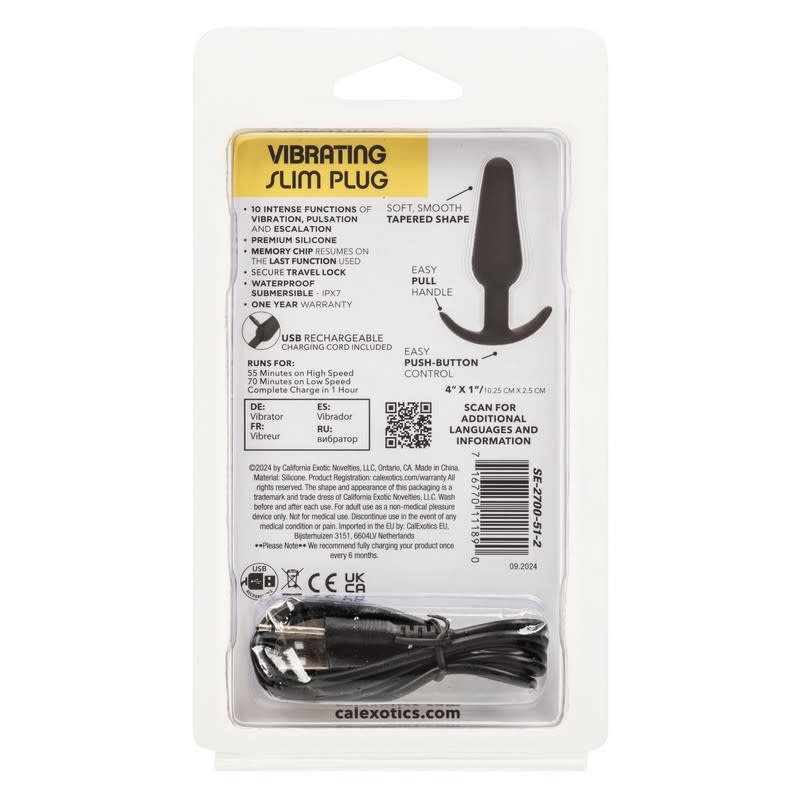 Cal Exotics Boundless Vibrating Slim Plug