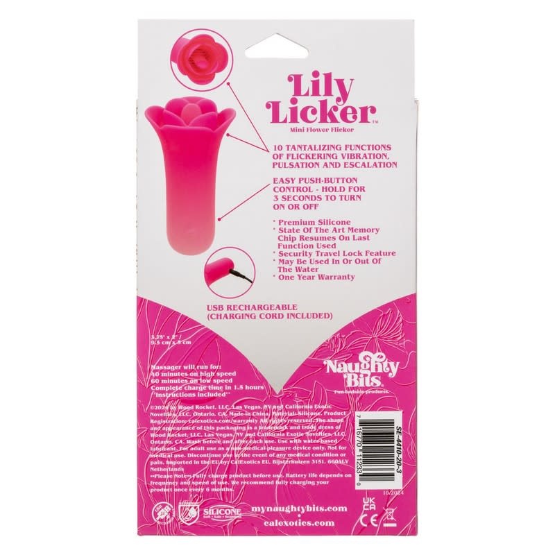 Cal Exotics Naughty Bits Lily Licker Mini Flower Flicker