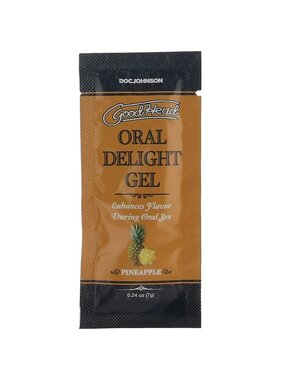 Doc Johnson Toys GoodHead Oral Delight Gel Foil (Pineapple)