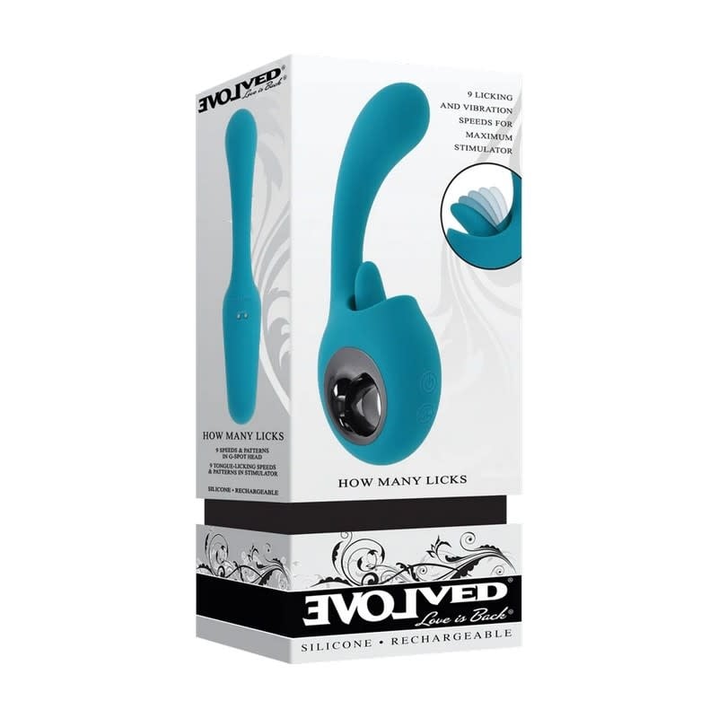Evolved Toys How Many Licks Flicking G-Spot Vibe