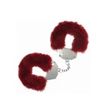 Shots America Toys Ouch! Heavy Duty Fluffy Cuffs (Burgundy)