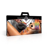 XR Brands Master Series Rainbow Drip Candle Set