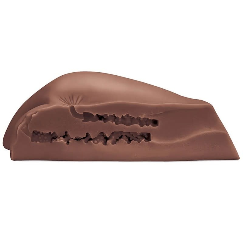 Electric Novelties LuvDollz Vibrating Pussy & Ass (Mocha)