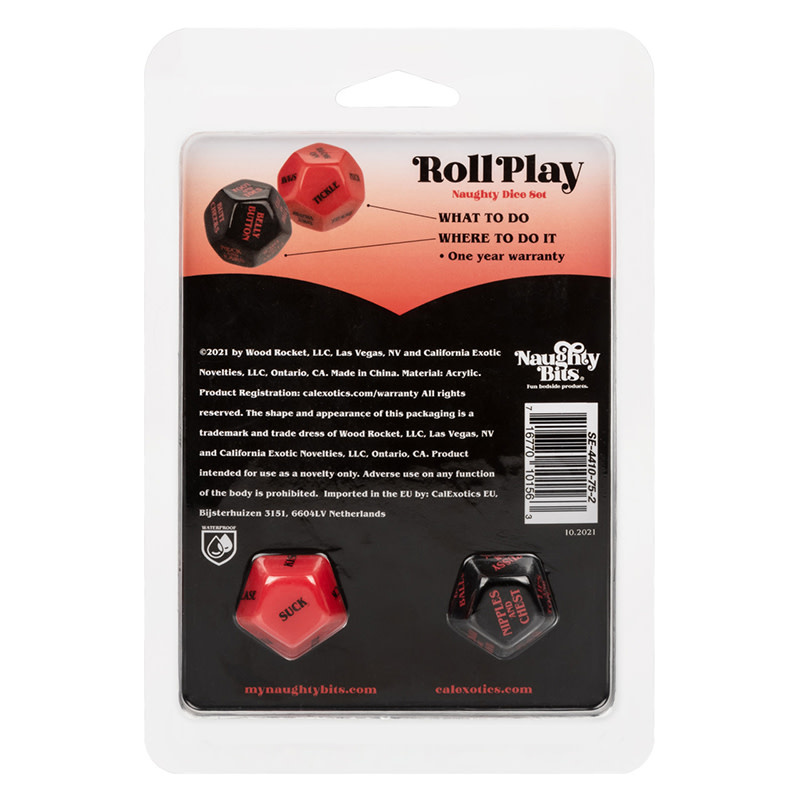 Cal Exotics Naughty Bits Roll Play Naughty Dice