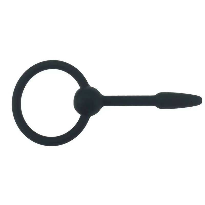 Premium Products Silicone Beaded Urethral Sound with Ring End (Style 4)