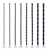 Premium Products Wavy Black Silicone Urethral Sound (Each)