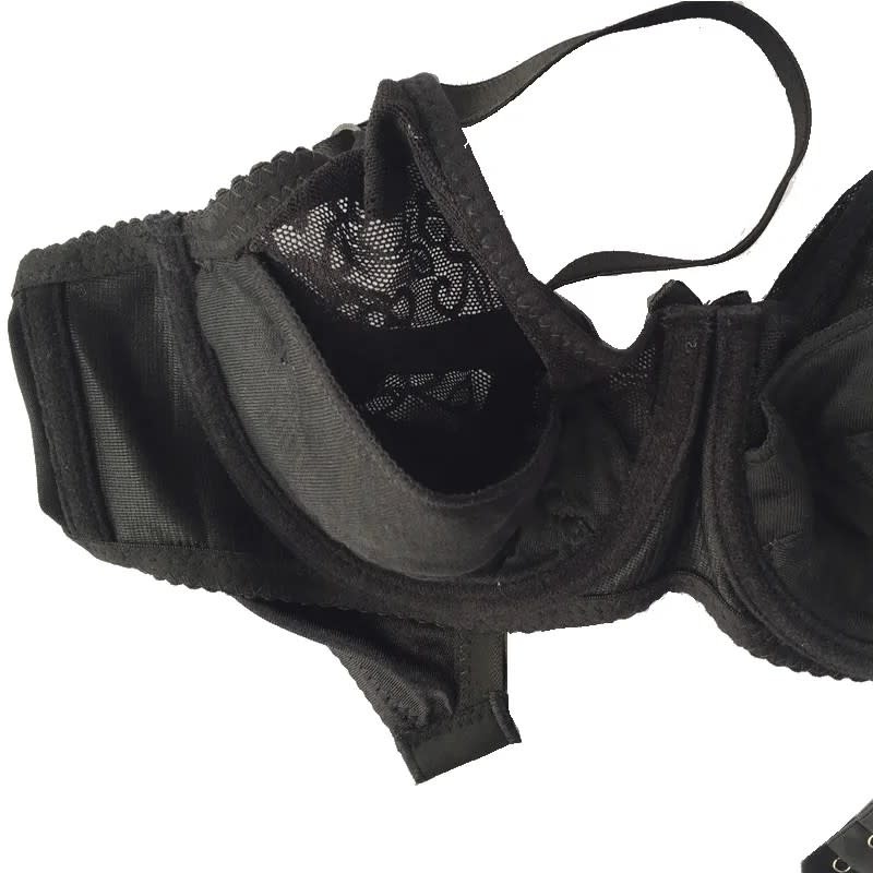 Premium Products Sexy Breast Form Mastectomy Bra (Black)