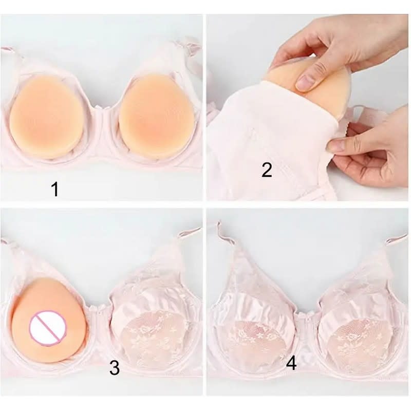 Premium Products Sexy Breast Form Mastectomy Bra (Black)