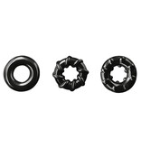 NS Novelties Renegade Dyno Rings (Black)