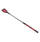 Premium Products Red Jacquard Riding Crop