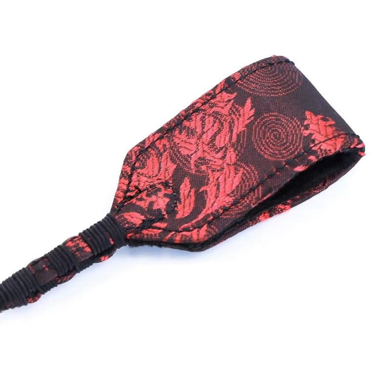 Premium Products Red Jacquard Riding Crop