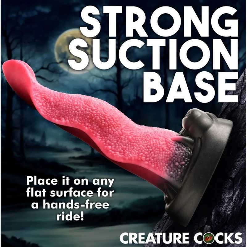 XR Brands Creature Cocks: Wolf's Lick Wolf Maw Silicone Dildo