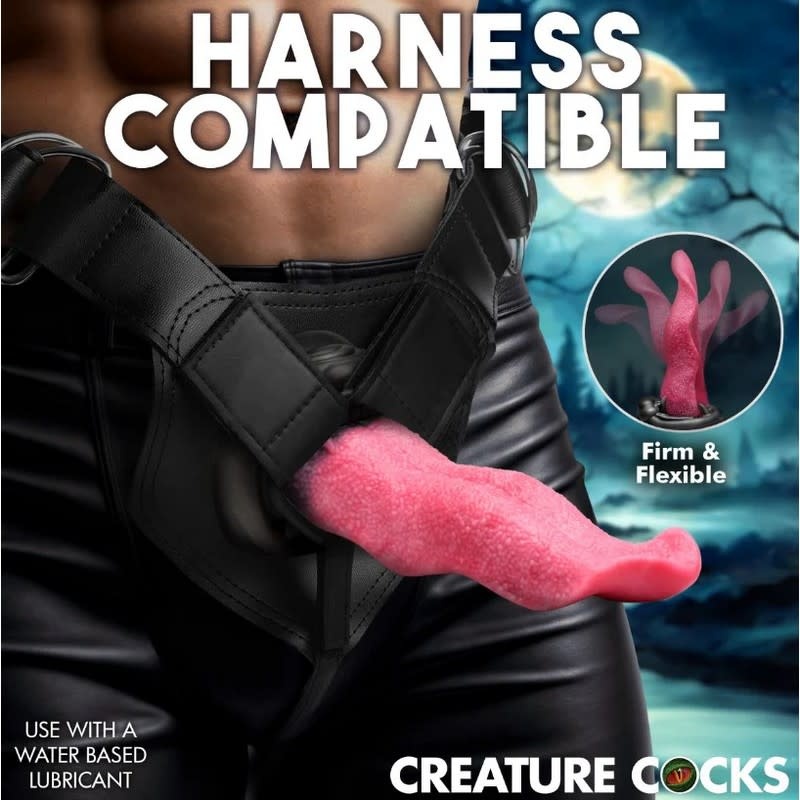 XR Brands Creature Cocks: Wolf's Lick Wolf Maw Silicone Dildo