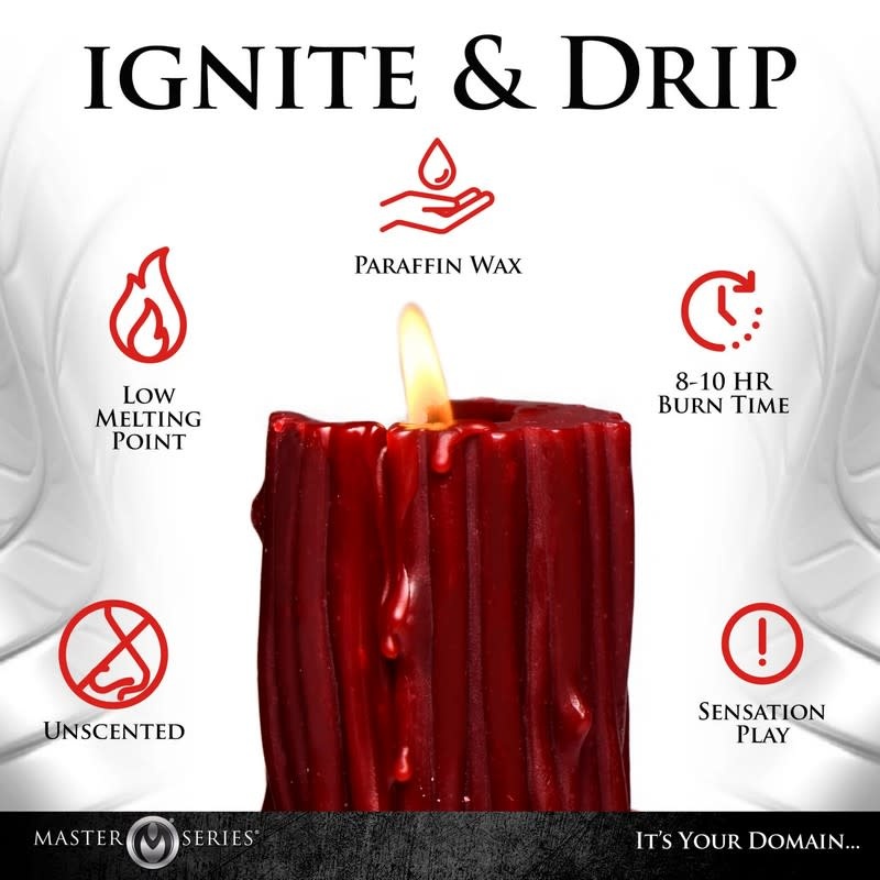 XR Brands Thorn Drip Hot Wax Candle
