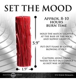 XR Brands Thorn Drip Hot Wax Candle