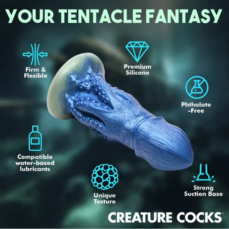 XR Brands Creature Cocks: Cocktopus Octopus Silicone Dildo