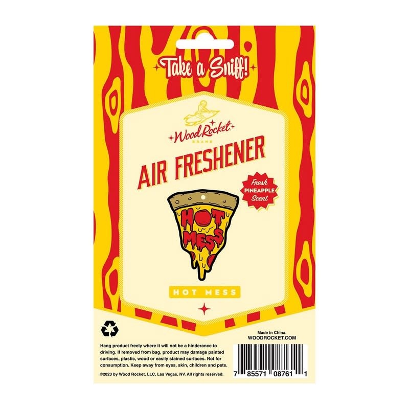 Wood Rocket Air Freshener: Hot Mess (Pineapple Scent)