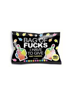 Little Genie Bag of Fucks I Have to Give Tart Candy 3 oz