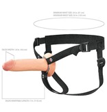 Pipedream Products Fantasy X-tensions Elite Hollow Strap-On: 7" Light