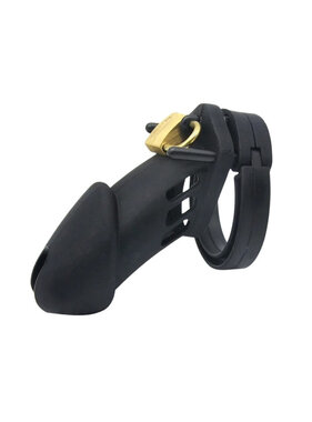 Premium Products CB-6000 Style Silicone Chastity Cage (Black)