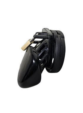 Premium Products CB-6000S Style Silicone Chastity Cage (Black)