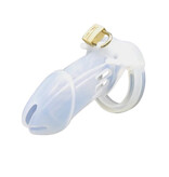 Premium Products CB-6000 Style Silicone Chastity Cage (Clear)