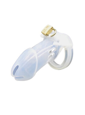 Premium Products CB-6000 Style Silicone Chastity Cage (Clear)