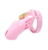 Premium Products CB-6000 Style Silicone Chastity Cage (Pink)