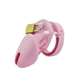 Premium Products CB-6000S Style Silicone Chastity Cage (Pink)