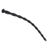Premium Products Wavy Black Silicone Urethral Sound (Each)