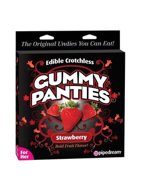 Pipedream Products Edible Crotchless Gummy Panties (Strawberry)