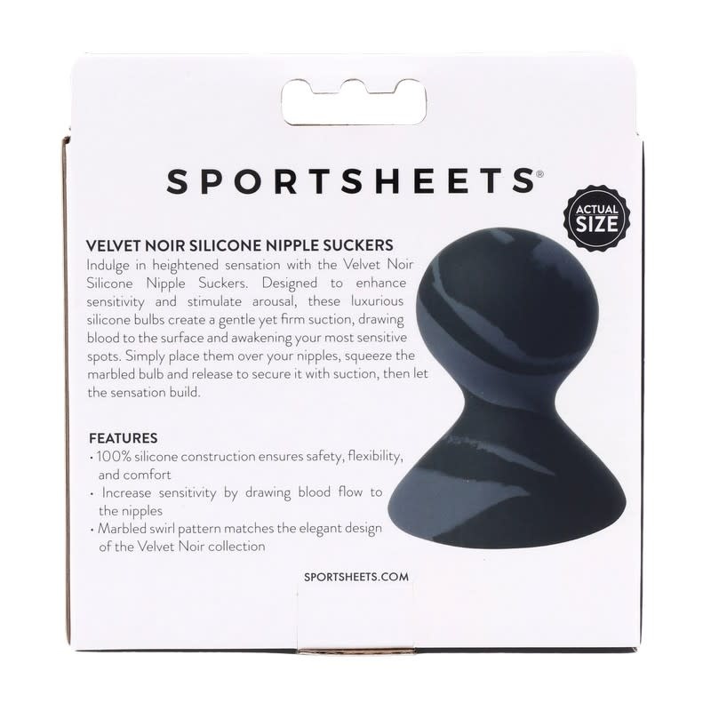 Sportsheets Sportsheets Velvet Noir Silicone Nipple Suckers