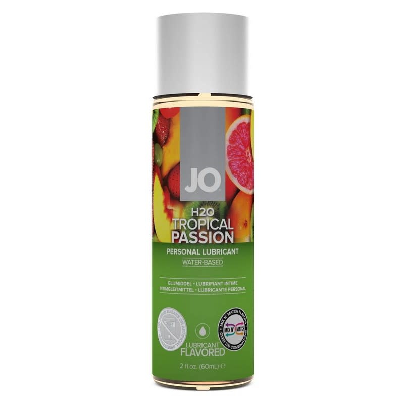 System JO Jo H2O Flavoured Lubricant 2 oz (60 ml) Tropical Passion