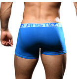 Andrew Christian Menswear Almost Naked Cotton Boxer (Blue) (Large)