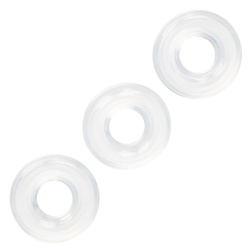 Cal Exotics Set of 3 Silicone Stacker Rings