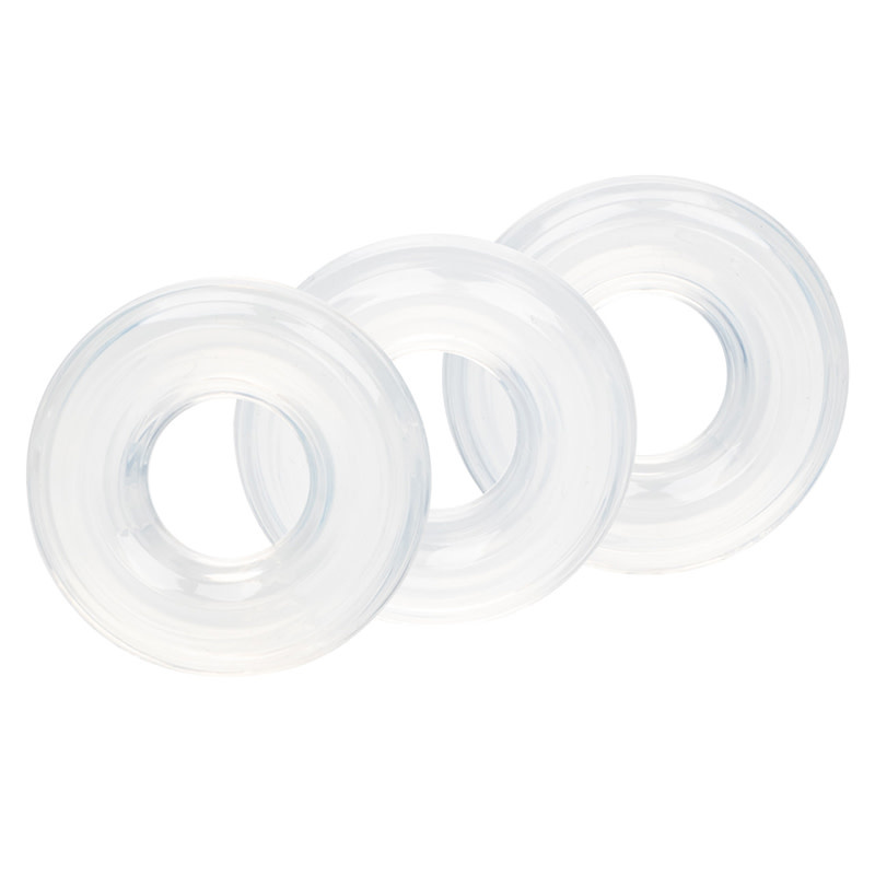 Cal Exotics Set of 3 Silicone Stacker Rings