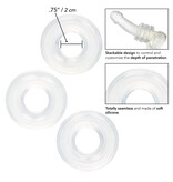 Cal Exotics Set of 3 Silicone Stacker Rings