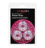 Cal Exotics Set of 3 Silicone Stacker Rings