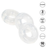 Cal Exotics Set of 3 Silicone Stacker Rings