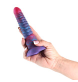 NS Novelties Colours Stacked 6" Silicone Dildo (Pink-Blue)
