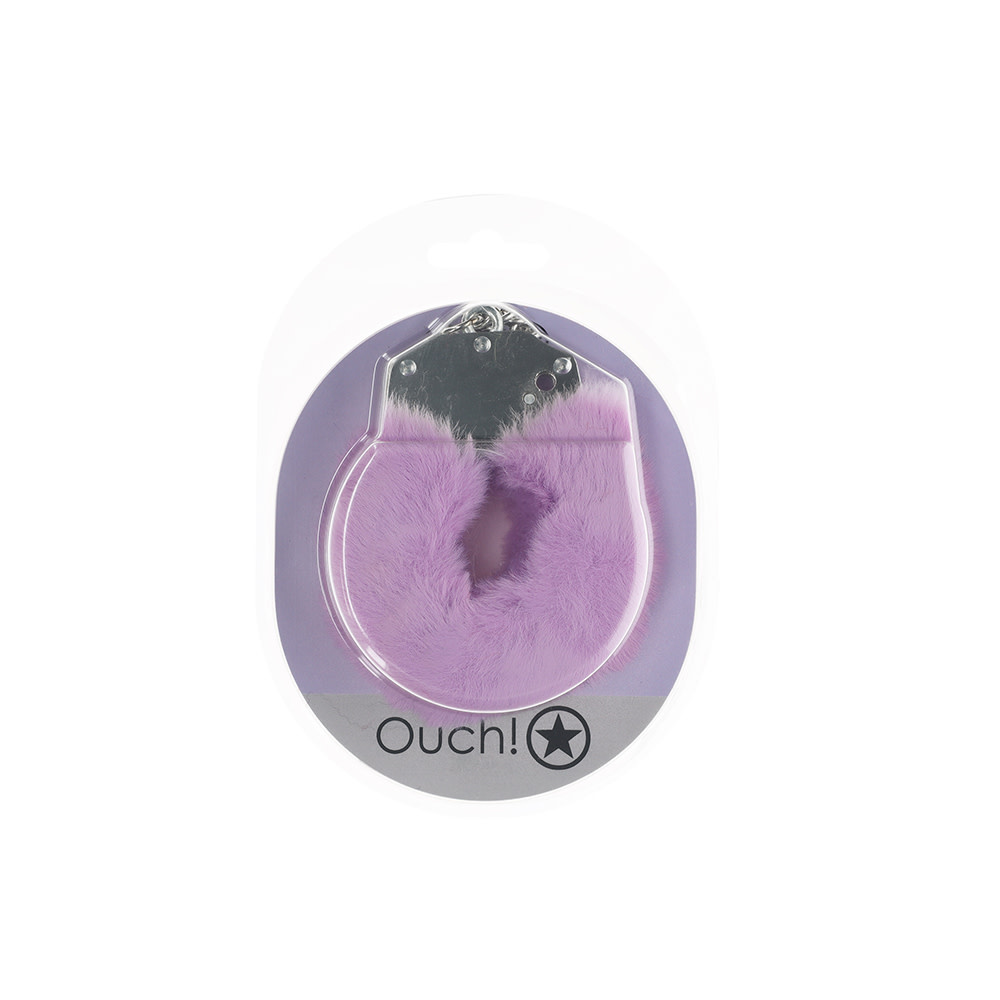 Shots America Toys Ouch! Heavy Duty Fluffy Cuffs (Lavender)