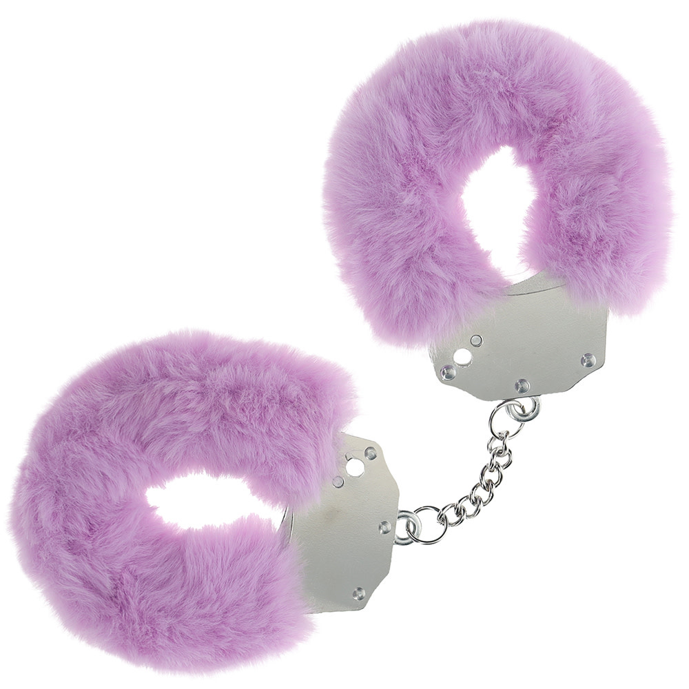 Shots America Toys Ouch! Heavy Duty Fluffy Cuffs (Lavender)